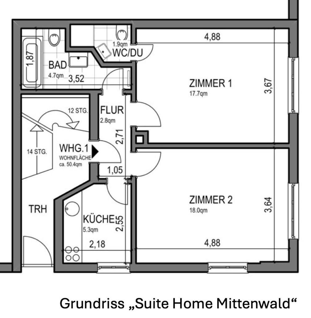Suite Home Міттенвальд Екстер'єр фото